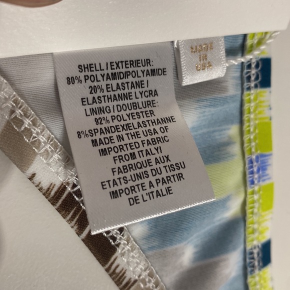 🆕Milly Cabana “Santorini” Halter Bikini Top, Size P - Picture 5 of 6